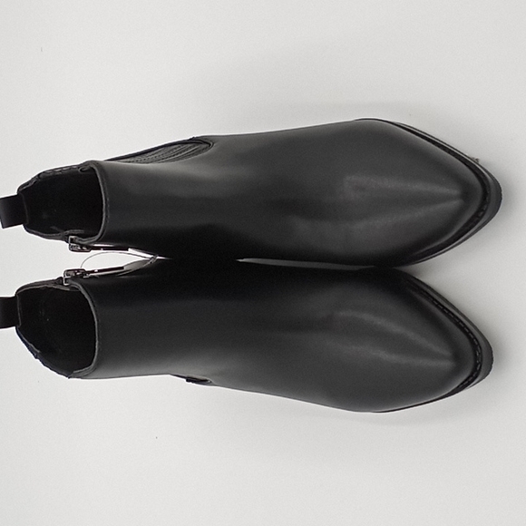 Aqua Collège Leather Karlie Waterproof Booties Black 7.5M - Picture 4 of 9